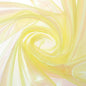 MECCANIXITY Iridescent Sheer Organza Fabric, 2 Yards x 59 Inches Solid Laser Holographic Shiny Fabric Organza Cloth for Wedding, Curtains, Costume, Photo Background, Yellow
