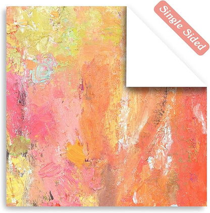 24 Sheets 12 Designs Scrapbook Paper Pad,6"×6” Single-Sided Decopodge Craft Cardstock Paper,Christmas Scrapbooking DIY Decorative Background Cardmaking Supplies.Oil Painting