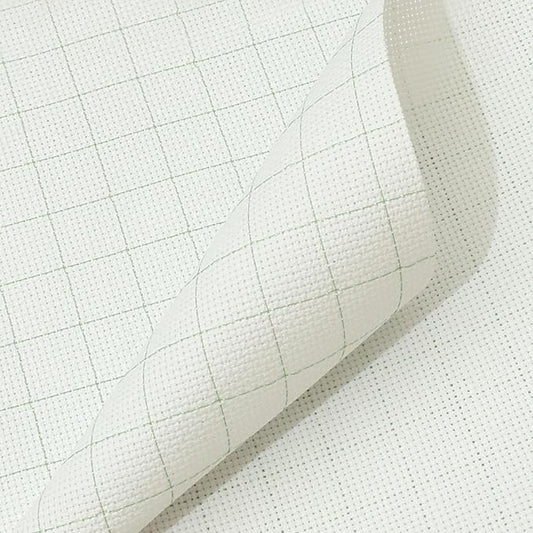 Aida Cloth 14 Count Cross Stitch Fabric,19×28inch (14CT,Grid)