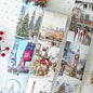 Washi Tape Set,3 Rolls Christmas Stickers for Scrapbook Supplies,Large Size Landscape Washi Tape Stickers for Journaling,Junk Journal,Phone Case,Planner,DIY Craft(Paris)