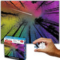 Think2Master Hard Impossible Challenging The Enchanted Forest 1000 Pieces Large Format Jigsaw Puzzle for Kids 12+, Teens, Adults & Families. Beautiful Vibrant Gradient Artwork Size: 26.8” X 18.9”