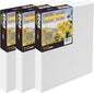 Creative Mark The Edge Deluxe Cotton 1-1/2" Deep Stretched Canvas for Painting, 5x7 Pack of 3, 14oz. Primed Weight, Universal Archival Priming, Medium Tooth, Hand-Stretched Canvas for Painters