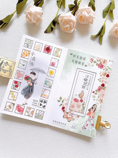 WT Pre-Cut Leisurely Days PET Tape Roll, Original Designs, Decorative Artist Tape for Bible Journaling, Bullet Journals, Scrapbooks, Planners & DIY Craft Supplies