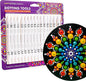 Dotting Tools for Painting Mandalas - Happy Dotting Company - 16pc Double Ended Super Set for Mandala dot Art - Includes Stylus - Unique Ellipse Tool - for Painting Rocks DIY Stone Craft and Canvas