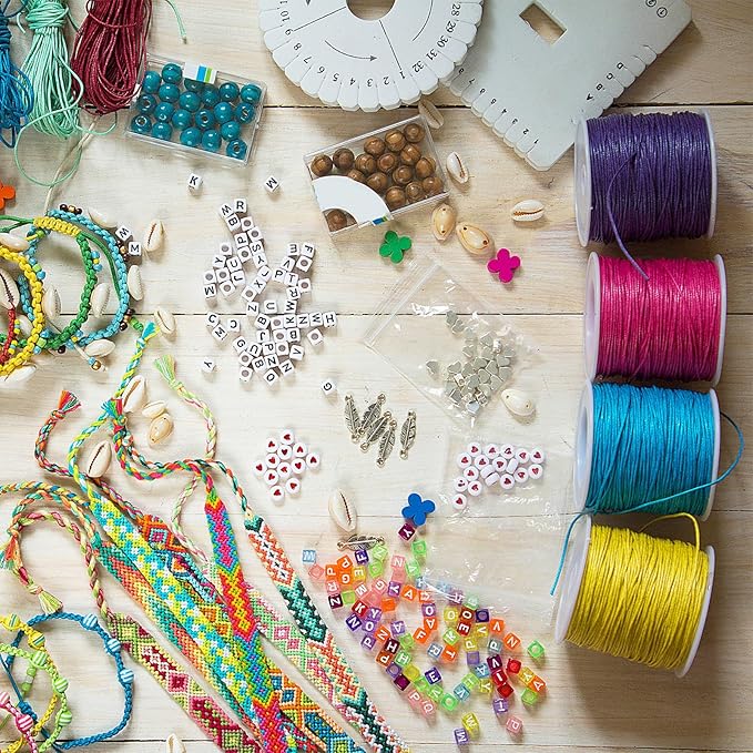 MECCANIXITY Waxed Cord 1.5mm Waxed Thread 87 Yard Wax String Leather Cord for Bracelet Making, Necklaces, Beading, Jewelry Making and DIY Crafts(Blue)