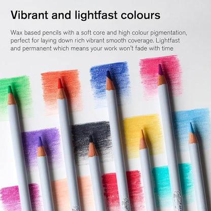 Winsor & Newton Studio Collection Artist Pencils, Color Pencils, Set of 24