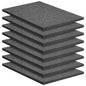 DECOHS 8 Pcs Polyurethane Foam Sheet- 16 x 12 x 1 Inch Cuttable Foam Inserts for Cases- Packing Foam Pads for Toolbox Camera Storage and Crafts