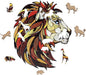 EWA Home Décor – Lion Medium 100 Pieces – Wooden Jigsaw Puzzle for Adults – Perfect for Artistic Home Decoration and Mindful Relaxation