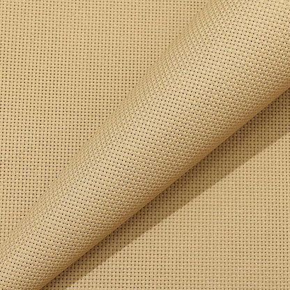 Aida Cloth 18 Count Cross Stitch Fabric,19×28inch (18CT,Khaki)
