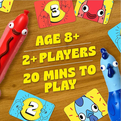 Herd Mentality & Chicken vs Hotdog Bundle | Funny Family Party Games for Adults, Teens & Kids | Easy-to-Learn Board Games for Game Night, 2–8+ Players