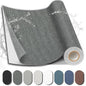 Fabric Repair Patch, Fabric Large Repair Tape, Self-Adhesive Patches for Furniture, Sofa, Car Interior, Shoes, Hand Bag, Clothing (Dark Grey, 3.5X79 Inch)