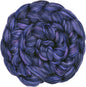 Merino Silk Luxe Tonal Designer Blend. Superfine Merino, Mulberry Silk, Tussah Silk. Top Roving for Spinning or Felting. Twilight Orchid 4oz