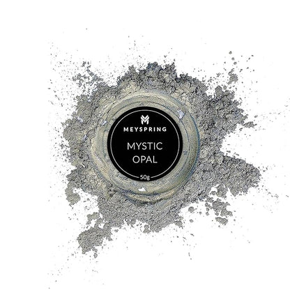 MEYSPRING Mystic Opal - Two Tone Green Mica Powder for Resin Art - Pigment Powder for Dyes - Color Shifting Dye - Resin Art Pigment Set - 50g