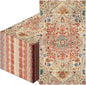 Yeaqee 100 Pcs Vintage Boho Napkins Paper Guest Towels 2 Ply Decoupage Napkins Disposable Decorative Hand Towel for Bathroom Kitchen Fall Wedding Party Dinner(Orange and Blue)