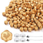 Yoption 360Pcs Light Gold Sealing Wax Beads, Vintage Wax Seal Beads for Embellishment of Wedding Invitation, Envelope, Gift Wrapping, Wine Package
