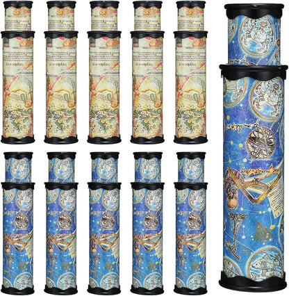 Yunsailing 12 Pack Magic Kaleidoscope Classic Retro Toys - Stretchable Long Kaleidoscope Bulk Party Favors - Educational Science Developmental Toy for Boy, Girl, Adults - Birthday