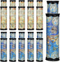Yunsailing 12 Pack Magic Kaleidoscope Classic Retro Toys - Stretchable Long Kaleidoscope Bulk Party Favors - Educational Science Developmental Toy for Boy, Girl, Adults - Birthday
