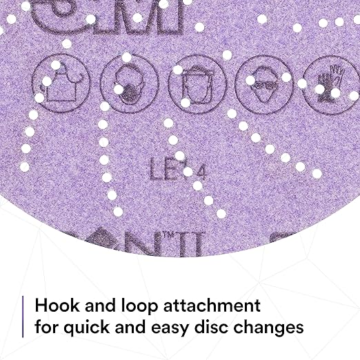 3M Xtract Cubitron II Hookit Clean Sanding Film Disc 775L, 5 in, 15 Piece Multi-Pack Hook and Loop Sanding Discs, 240+ 320+ 400+, Paint Preparation and Removal, General Sanding, Refining, Blending