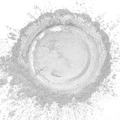 Pearl White Mica Powder for Epoxy Resin，Natural Shimmer Mica Powder Used for Coloring Resin Artwork, car Spray Paint, Candles, soap, Eye Shadow, Lip Gloss, Nail Polish(50g/1.7oz)