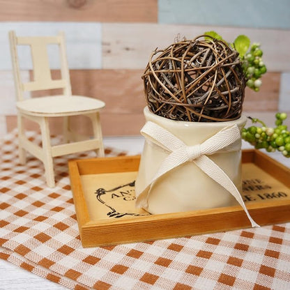 CT CRAFT LLC Ivory Cotton Twill Ribbon 3/8" x 10 Yards for Home Décor Gift Present Wrapping DIY Crafts Birthday Wedding Bouquet Christmas