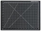 Dahle Vantage 10672 Premium Self-Healing Cutting Mat, 18"x24", 1/2" Grid, 5 Layers for Max Healing, Perfect for Crafts & Sewing, Black
