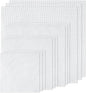 12 PCS Aida Cloth 14 Count, 4 Sizes White Cross Stitch Fabric for Craft Embroidery, Classic Reserve Aida Cloth for Embroidery Beginner, Needlework, Cross Stitch (5.9 to 11.8inch)
