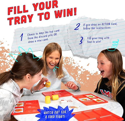 The Lunch Room – Ultimate Family Board & Card Game Hilarious Food Fight with Tater Tots Squishy Toys for Kids & Adults 8+ | Easy-to-Learn Party Game for 3-6 Players