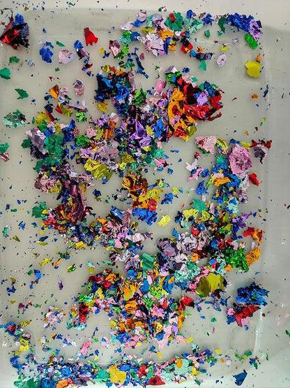 Gilding Flakes,Gold Foil Flakes for Resin,Blue Red Purple Pink Metallic Foil Flakes for Resin Jewelry Making,Nails,Painting Art,Crafts and Slime (Dark Purple)