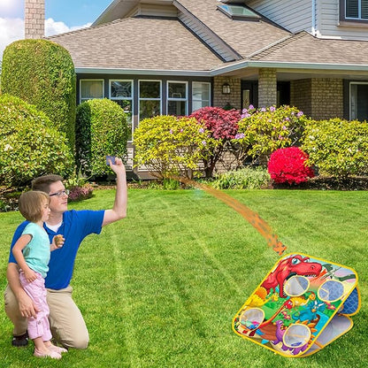 Bean Bag Toss Game for Kids - Cornhole Board Outdoor Toys for Toddlers -Party Activities Carnival Outside Yard Backyard Beach Lawn Games Toy for Kid Boys Girls Age 3 4 5 6 7 8 Year Old Birthday Gifts