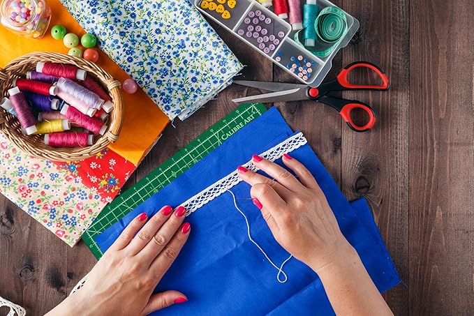 Rotating Self Healing Cutting Mat 14x14 (13" Grid), Perfect for Quilting & Art Projects