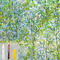 Window Privacy Film Stain Glass Window Film Rainbow Window Film Window clings Non-Adhesive Reusable Decorative for Room (Leaf Rainbow, 17.5 x 78.7 in)