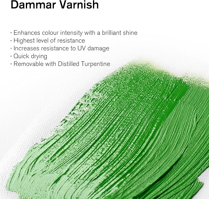 Winsor & Newton Professional Dammar Varnish, 500ml (16.9-oz) Bottle