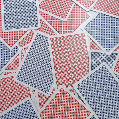Plastic Playing Cards, Poker Size, Excellent Quality, Jumbo Index, Waterproof & Washable, Perfect for Texas Hold’em Poker, 6 Blue Deck & 6 Red Deck