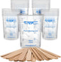 TCP Global 20 oz. (600ml) Graduated Plastic Mixing Cups - Box of 25 with 25 Mixing Sticks - Disposable Plastic Measuring Cups for Liquids, Paints, Resin, Epoxy, Art, Kitchen - Ratios 2-1, 3-1, 4-1 ML