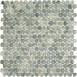 Mixed Gray Penny Round Mosaic Glass Tile – 12.2 x 12.2 Inch - 10 Sheet Pack - Luxurious Design for Bathroom Walls, Kitchen Backsplash, Shower Walls - Elegant Wall Decor - NOT Peel and Stick Tile