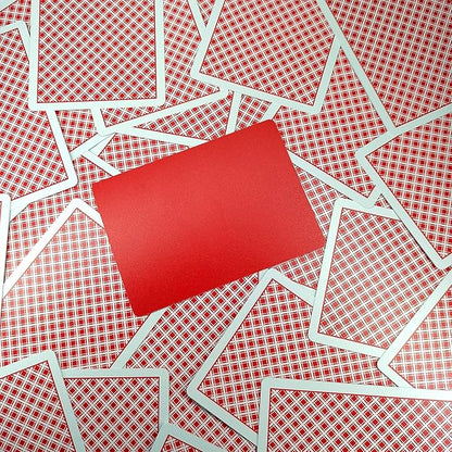 Plastic Playing Cards, Real Poker Size, Casino Quality, Jumbo Index, Exceptional Handing, Waterproof & Washable, Perfect for Texas Hold’em Poker, 1 Red Deck
