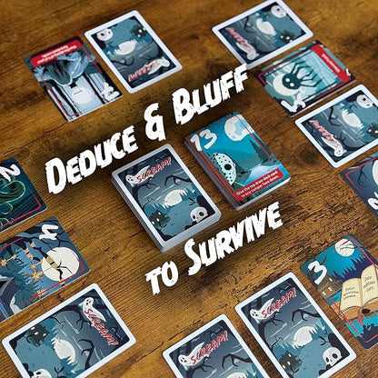 Scream! Card Game – Spooky, Silly Fun for Game Night | Easy to Learn | Plays in Under 30 Minutes | 3-5 Players | Great for Teens, Adults & Families | From Creators of One Night Ultimate Werewolf