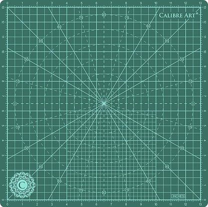 Rotating Self Healing Cutting Mat 14x14 (13" Grid), Perfect for Quilting & Art Projects