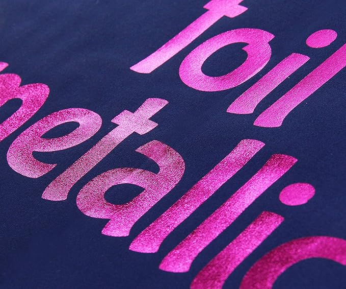Threadart Metallic Foil Red Heat Transfer Vinyl Film | Custom Cut Roll 20" Wide by The Yard | Compatible with Venture Explore and Maker, Silhouette Cameo, & Large Format Cutters