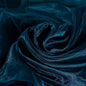 FYNITE Organza Fabric | Cristal Organza Fabric Bolt for Bridal Wedding Dress Fashion Craft Decorations Silky Shiny Organza 44'' (Dark Teal, 10 Yard)