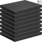 Black Packing Foam Sheets- 8PCS Cuttable Polyurethane Foam Pads Polyurethane Cushioning Inserts Black Foam Board for Packing Cases and Crafts- 16" X 12" X 1" (8)