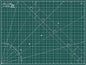 Elan Cutting Mat A2 Green, Self Healing Cutting Mat 18x24 Inch, 5-Ply Craft Board Green, Hobby Board for Crafts 18x24 Inch