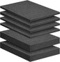 DECOHS 6 Pcs Pick Apart Foam Inserts- 2 Size Pick and Pluck Foam Sheets- Pluck Pre Cubed Foam Pads for Toolbox Game Box Cases Camera Storage Drawer