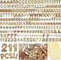 221 Pcs Bulletin Board Letters Round Alphabet Number Punctuation Symbol Combo Letter Cutouts Classroom Decoration for School Classroom Chalkboard Poster Board(World Map Round)