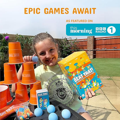 Gutter Games Beat That! Game and Household Objects Expansion Combo Pack [Family Party Game for Kids & Adults]
