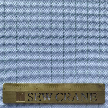 14CT Easy Count Thread Grid Aida Cloth Embroidery Cross Stitch Fabric, Green Grid, W29 x L39
