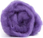 Desert Breeze Distributing Maori Wool Carded Batting, 100% Natural New Zealand Wool Made by DHG in Italy for Needle Felting, 3.5 OZ, 27 Micron, Color Violet
