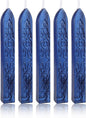 Blue Sealing Wax Sticks, Yoption 5 Pcs Totem Fire Manuscript Wax Seal Sticks with Wicks for Wax Seal Stamp (Navy Blue)