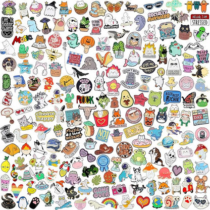 20/40/50 Pcs Cute Enamel Backpack Pins, Funny Anime Enamel Lapel Pins Bulk Set Cool Brooch Button Pins Badge Aesthetic for Backpacks, Bag, Jacket, Kids, Girls, Festival Present (Random Style)