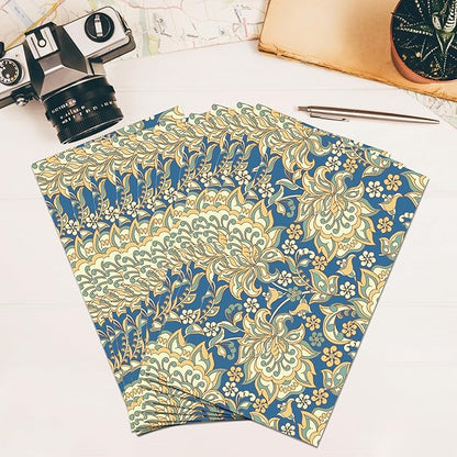 100Pcs William Morris Paper Napkins Disposable Paper Floral Vintage Napkins Decoupage Decorations for Kitchen, Party,Guest Towels,Wedding,baby shower,4.5x8 Inch